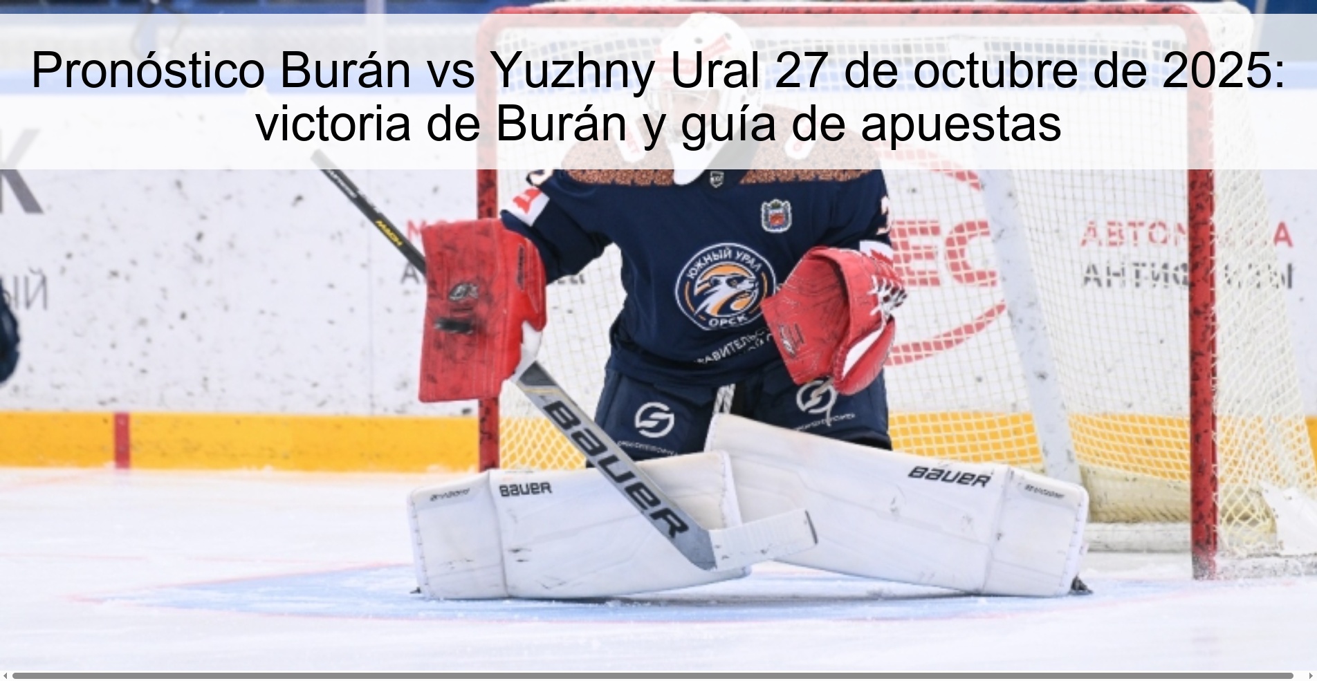 Burán vs Yuzhny Ural Prediction October 27, 2025: Burán win and betting guide