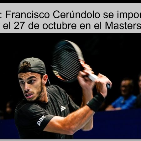 Predicción: Francisco Cerúndolo se impone a Damir Džumhur el 27 de octubre en el Masters de París