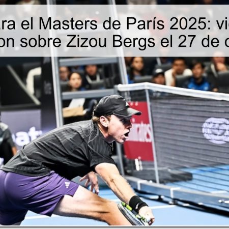 Predicción para el Masters de París 2025: victoria de Alex Mikelson sobre Zizou Bergs el 27 de octubre
