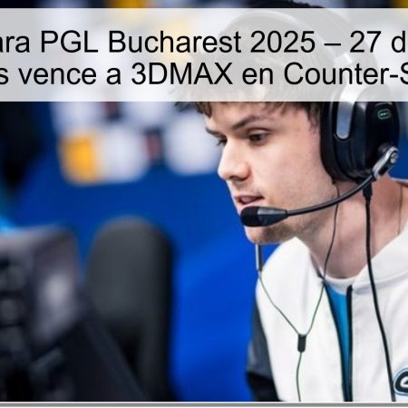 Predicción para PGL Bucharest 2025 – 27 de octubre: B8 Esports vence a 3DMAX en Counter-Strike 2