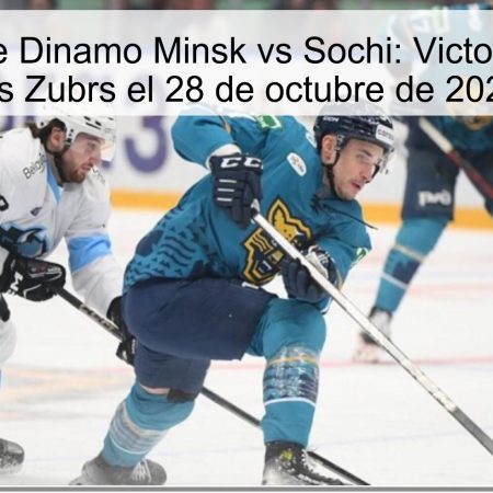Predicción de Dinamo Minsk vs Sochi: Victoria clara para los Zubrs el 28 de octubre de 2025