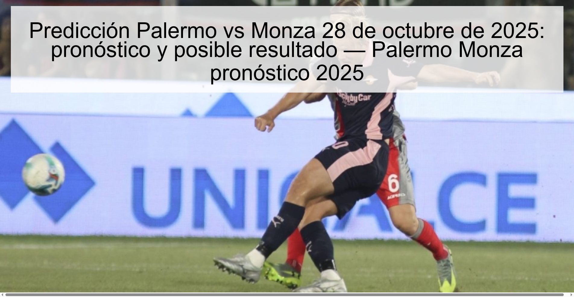 Predicción Palermo vs Monza 28 de octubre de 2025: pronóstico y posible resultado — Palermo Monza pronóstico 2025 1 317424