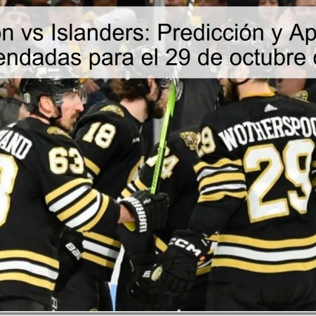 Boston vs Islanders: Predicción y Apuesta Recomendadas para el 29 de octubre de 2025