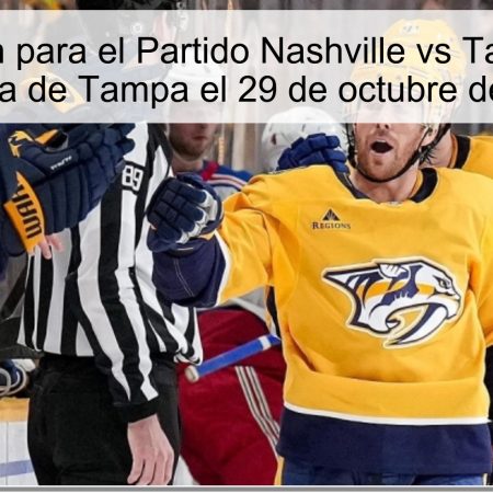 Predicción para el Partido Nashville vs Tampa Bay: ¿Victoria de Tampa el 29 de octubre de 2025?