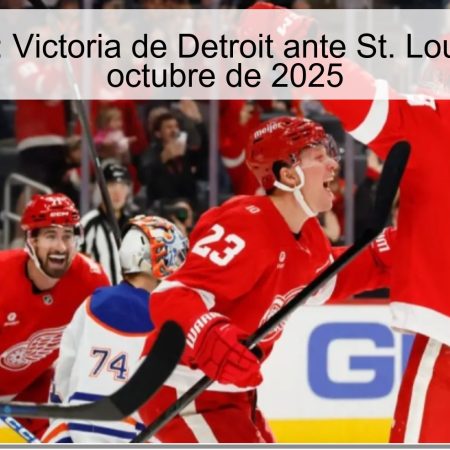 Predicción: Victoria de Detroit ante St. Louis el 29 de octubre de 2025