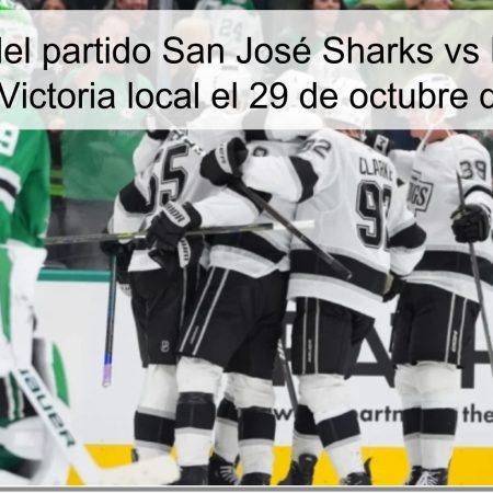 Predicción del partido San José Sharks vs Los Ángeles Kings: ¿Victoria local el 29 de octubre de 2025?