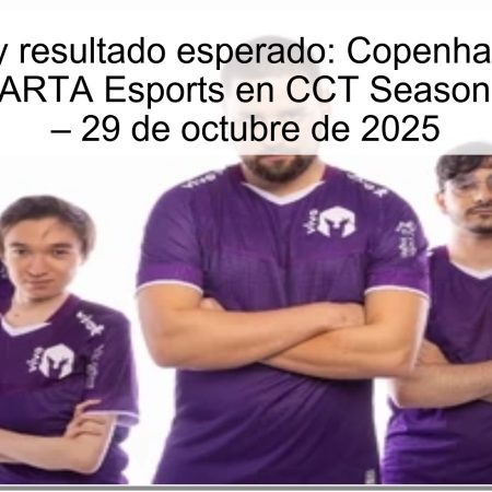 Predicción y resultado esperado: Copenhagen Wolves vencen a SPARTA Esports en CCT Season 3 S10 (CS2) – 29 de octubre de 2025