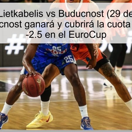 Predicción Lietkabelis vs Buducnost (29 de octubre de 2025): Buducnost ganará y cubrirá la cuota con apuesta -2.5 en el EuroCup