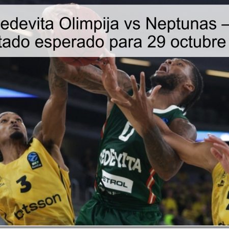 Pronóstico Cedevita Olimpija vs Neptunas – predicción y resultado esperado para 29 octubre 2025