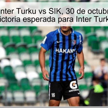 Predicción: Inter Turku vs SIK, 30 de octubre de 2025 – Victoria esperada para Inter Turku
