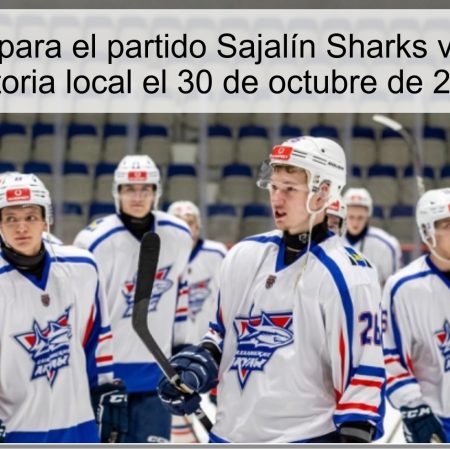 Predicción para el partido Sajalín Sharks vs Typhoon: ¿Victoria local el 30 de octubre de 2025?