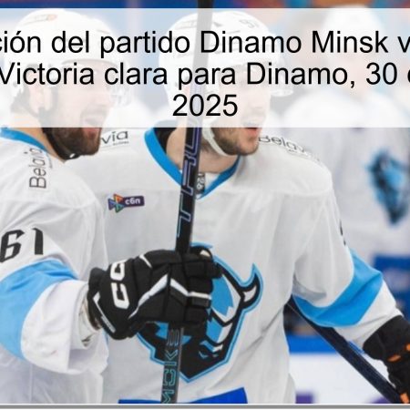 Predicción del partido Dinamo Minsk vs Amur Khabarovsk: Victoria clara para Dinamo, 30 de octubre de 2025