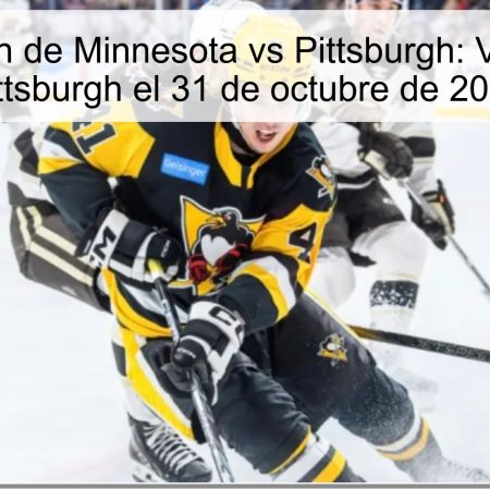 Predicción de Minnesota vs Pittsburgh: Victoria de Pittsburgh el 31 de octubre de 2025
