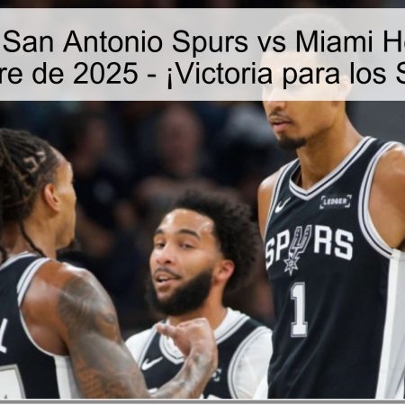 Predicción: San Antonio Spurs vs Miami Heat el 31 de octubre de 2025 – ¡Victoria para los Spurs!