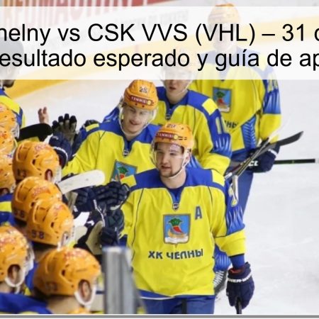 Predicción Chelny vs CSK VVS (VHL) – 31 de octubre de 2025: resultado esperado y guía de apuestas