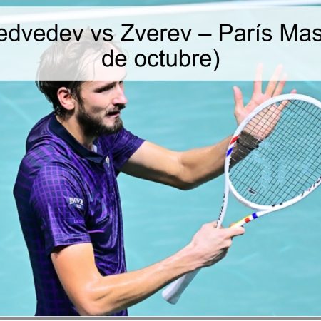 Predicción Medvedev vs Zverev – París Masters 2025 (31 de octubre)