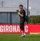 Livakovic, entrnándose con el Girona