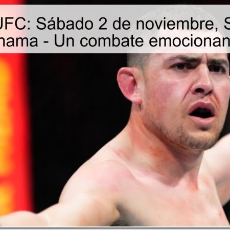 Predicción UFC: Sábado 2 de noviembre, Steve García vs David Onama – Un combate emocionante a la vista