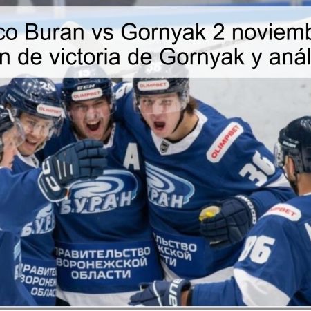 Pronóstico Buran vs Gornyak 2 noviembre 2025: predicción de victoria de Gornyak y análisis clave