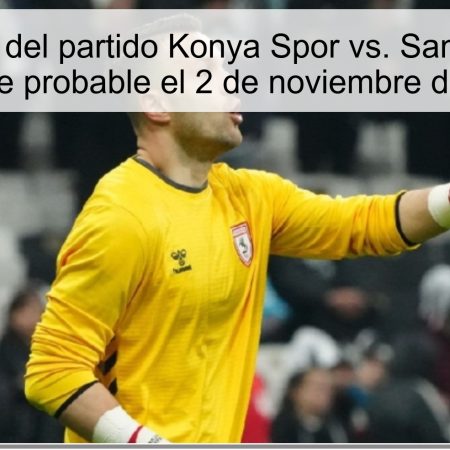 Predicción del partido Konya Spor vs. Samsun Spor: Empate probable el 2 de noviembre de 2025