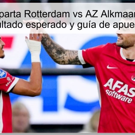 Predicción Sparta Rotterdam vs AZ Alkmaar 02/11/2025: resultado esperado y guía de apuestas