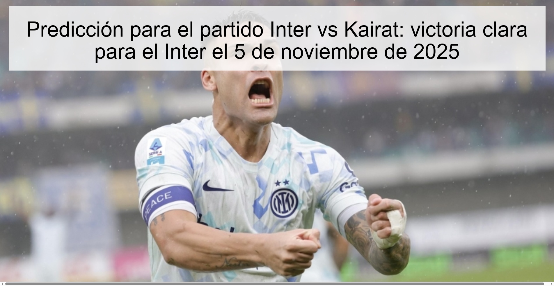 Prediction for the Inter vs Kairat match: clear victory for Inter on November 5, 2025 1 320255