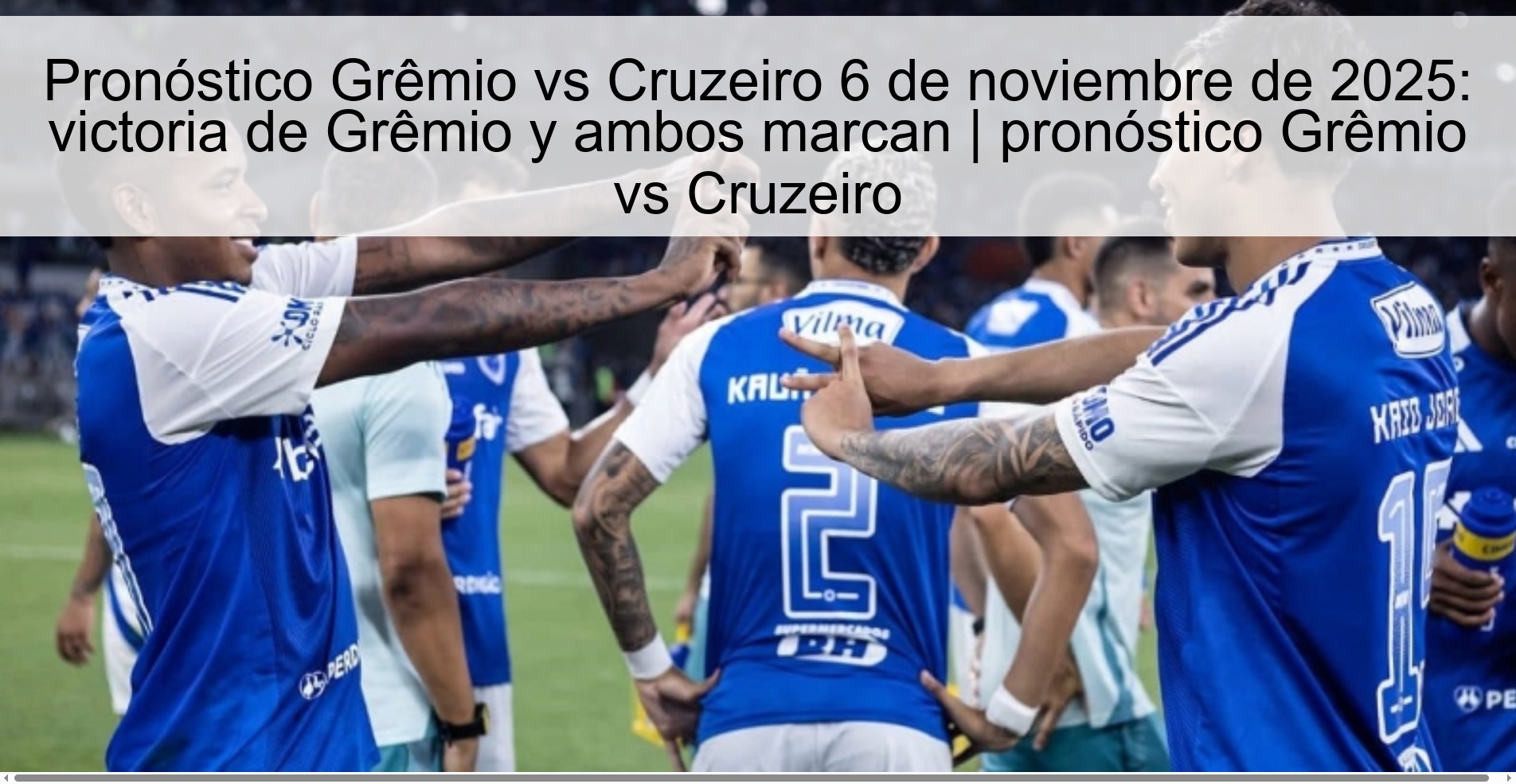 Grêmio vs Cruzeiro Prediction November 6, 2025: Grêmio win and both score | Grêmio vs Cruzeiro 1 prediction 320498