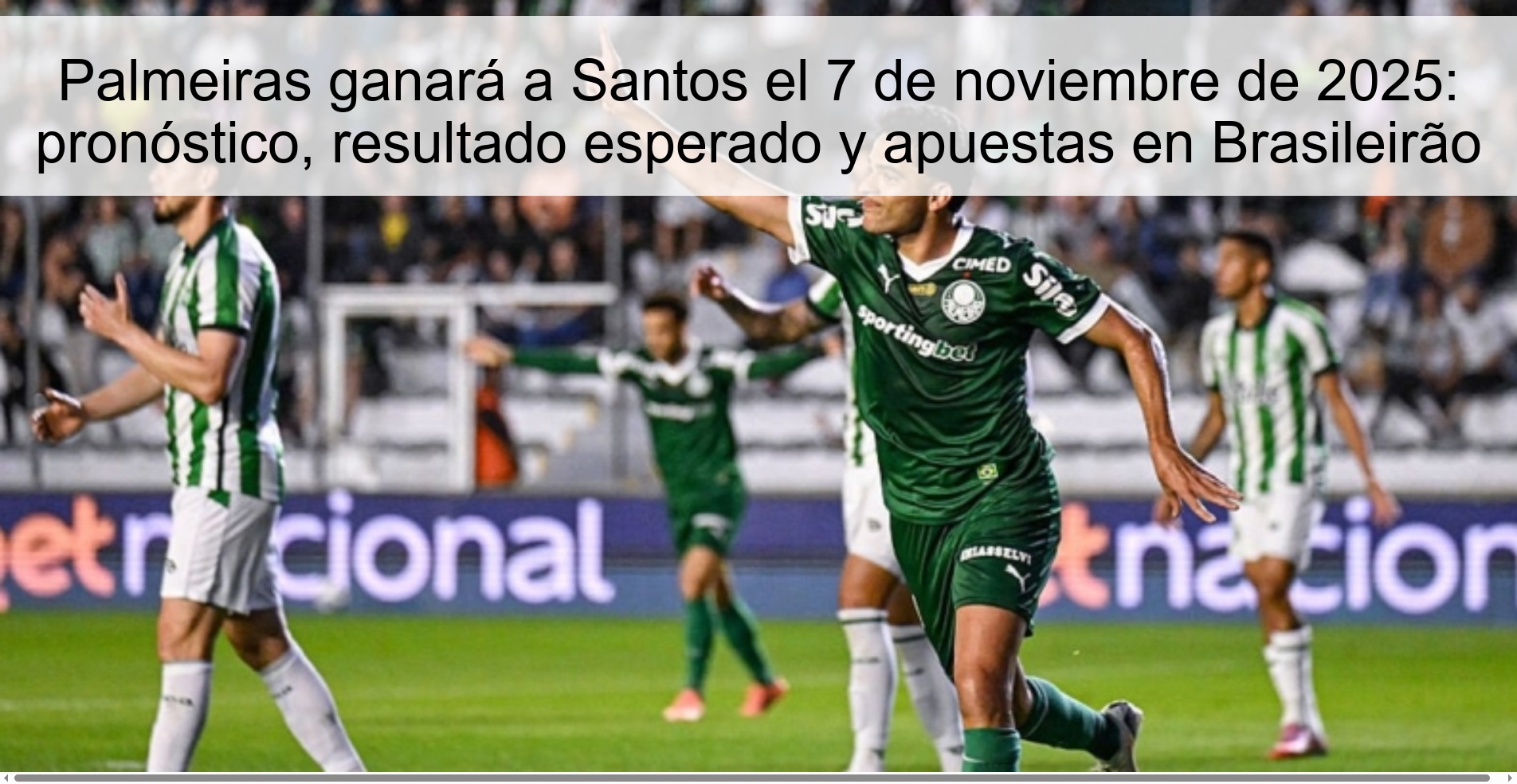 Palmeiras will beat Santos on November 7, 2025: prediction, expected result and bets on Brasileirão 1 321021