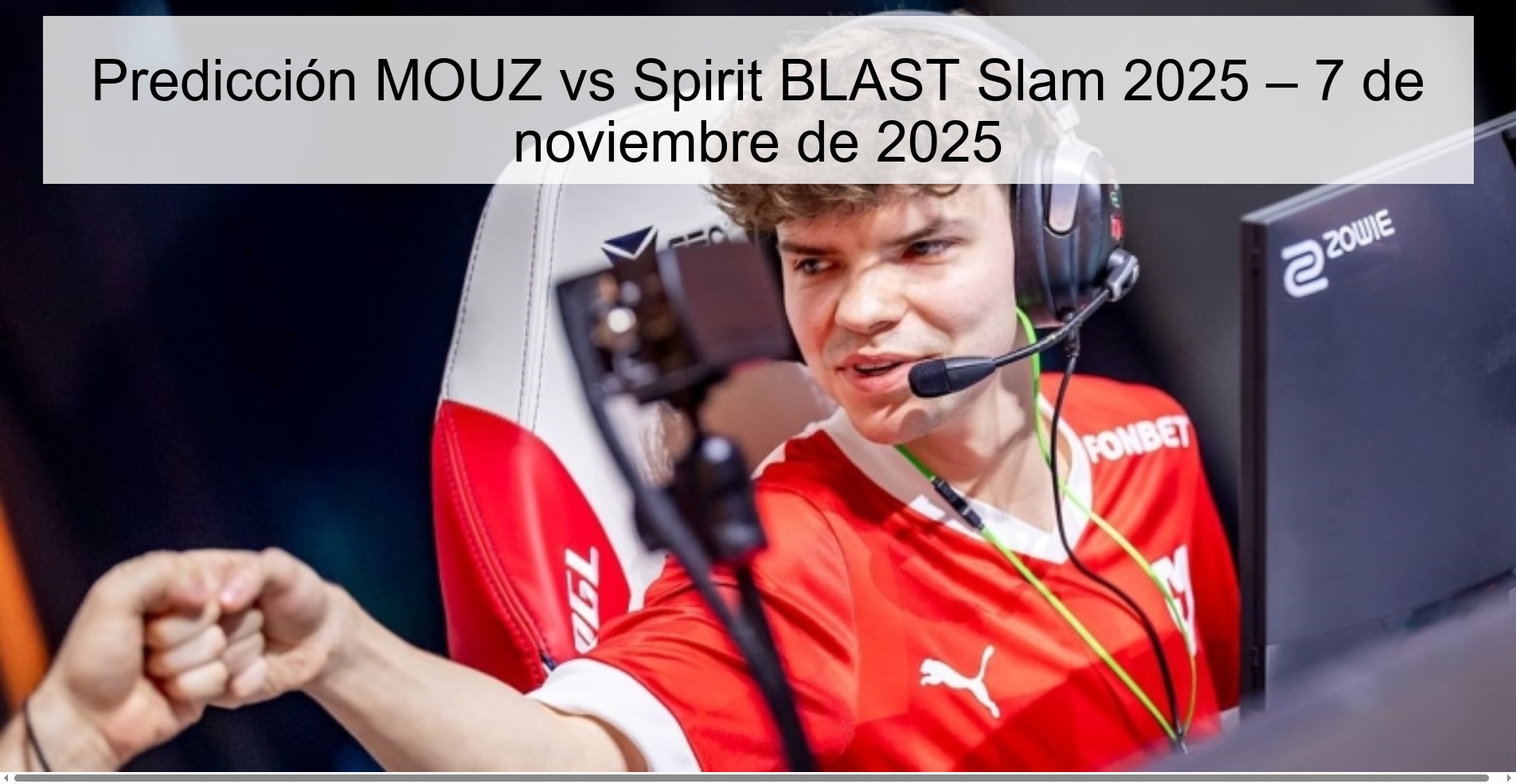 MOUZ vs Spirit BLAST Slam 2025 Prediction – November 7, 2025 1 321180