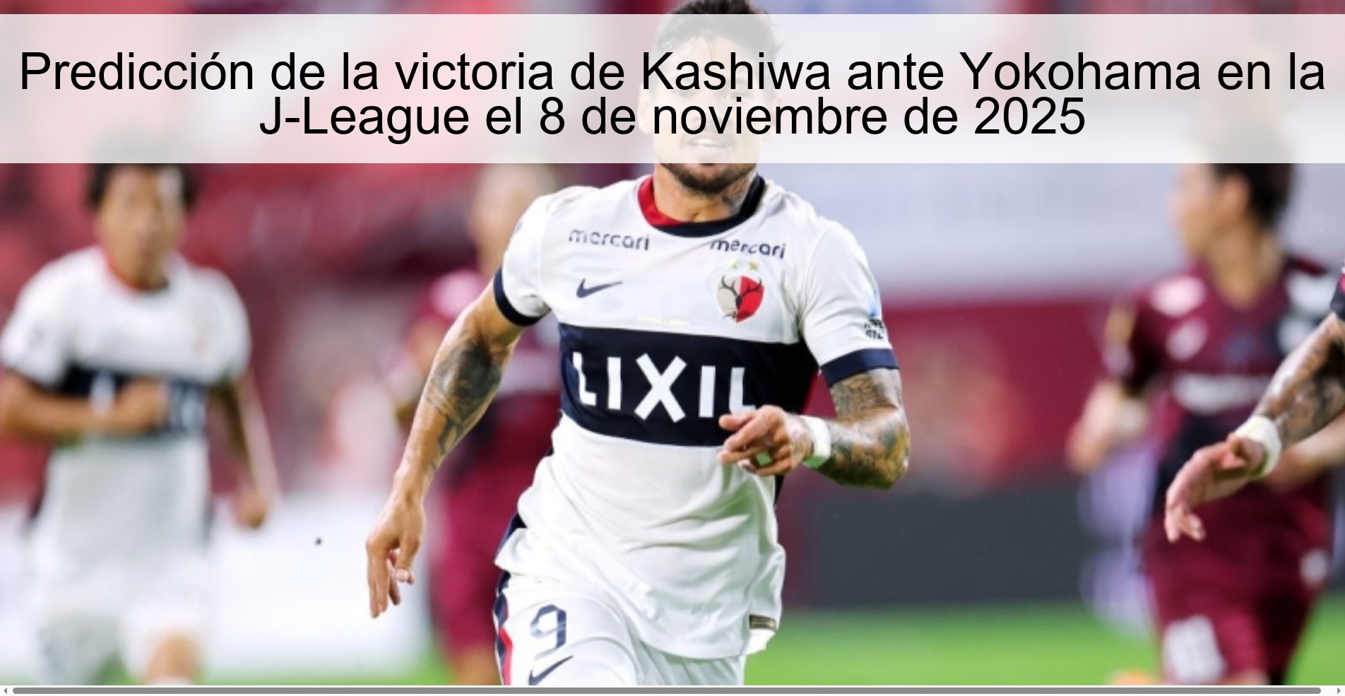 Predicción de la victoria de Kashiwa ante Yokohama en la J-League el 8 de noviembre de 2025 1 321257