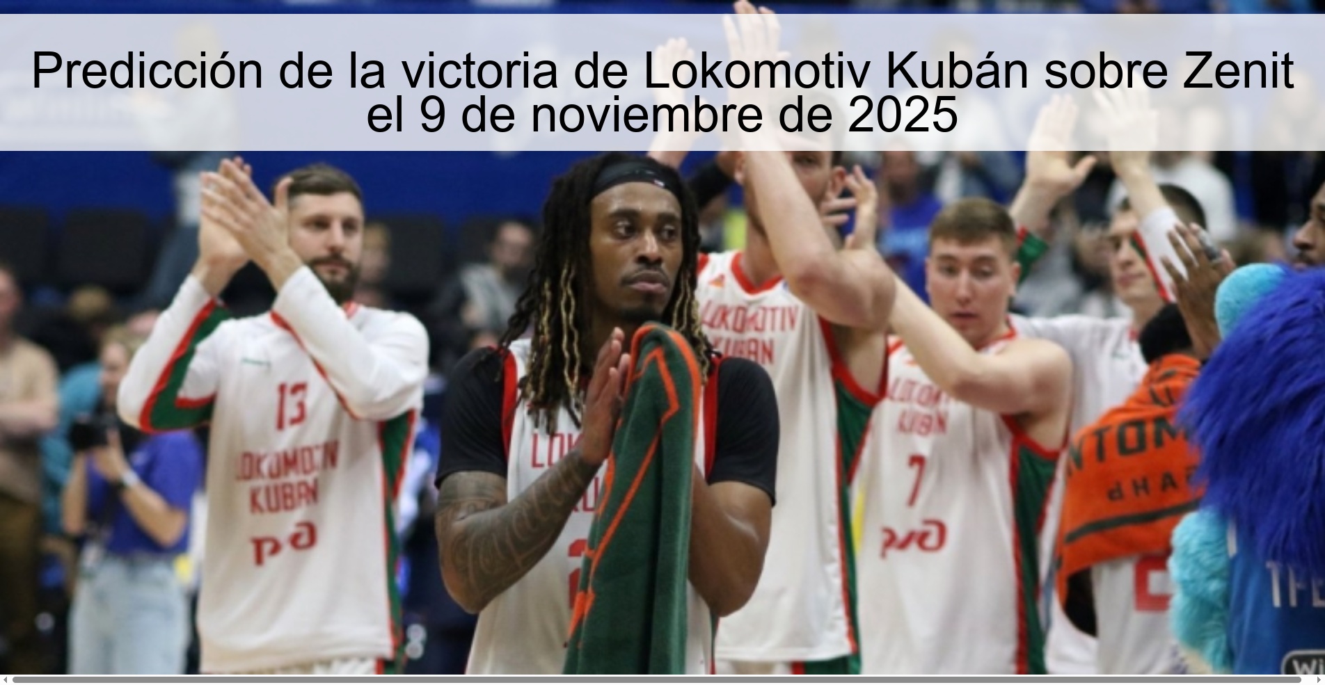 Predicción de la victoria de Lokomotiv Kubán sobre Zenit el 9 de noviembre de 2025 1 321923