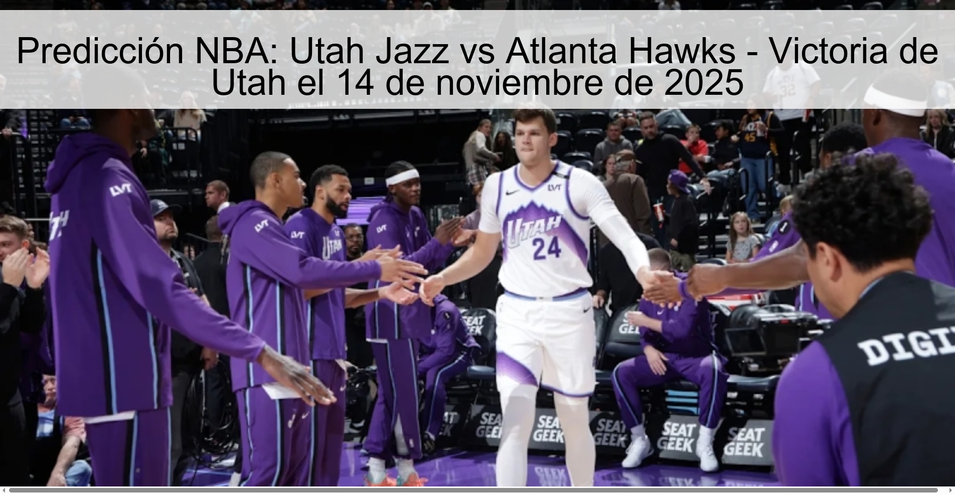 Predicción NBA: Utah Jazz vs Atlanta Hawks - Victoria de Utah el 14 de noviembre de 2025 1 323366