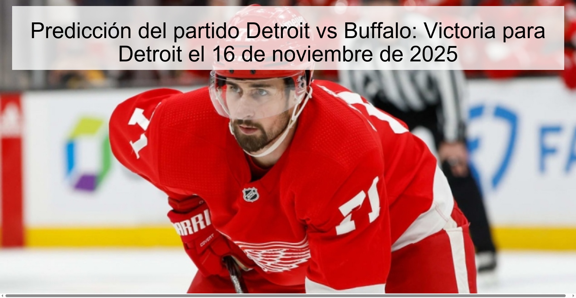 Detroit vs Buffalo match prediction: Victory for Detroit on November 16, 2025 1 323978
