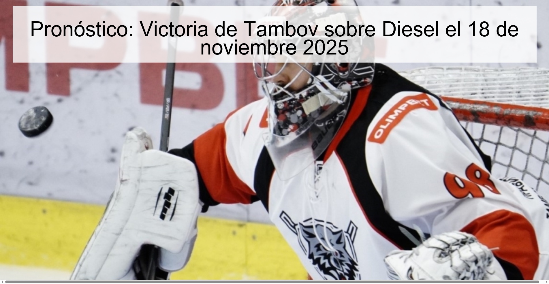 Prediction: Tambov victory over Diesel on November 18, 2025 1 324654