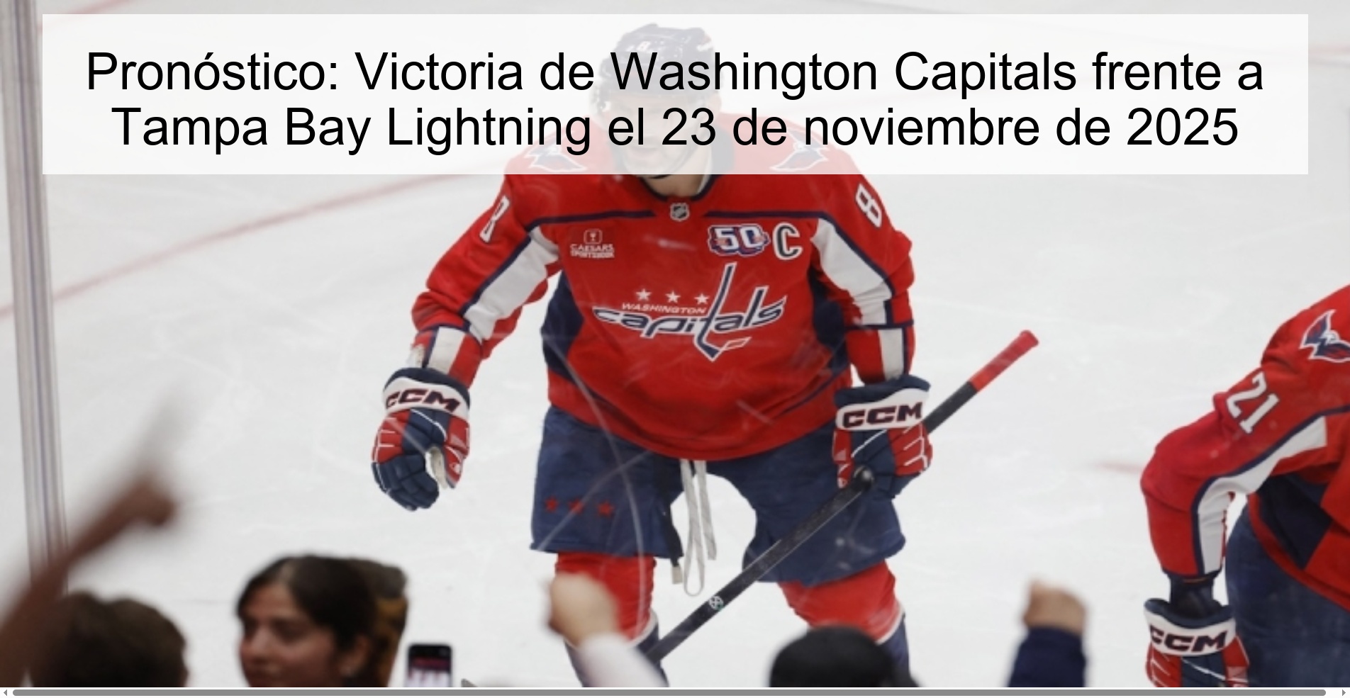 Pronóstico: Victoria de Washington Capitals frente a Tampa Bay Lightning el 23 de noviembre de 2025 1 326288