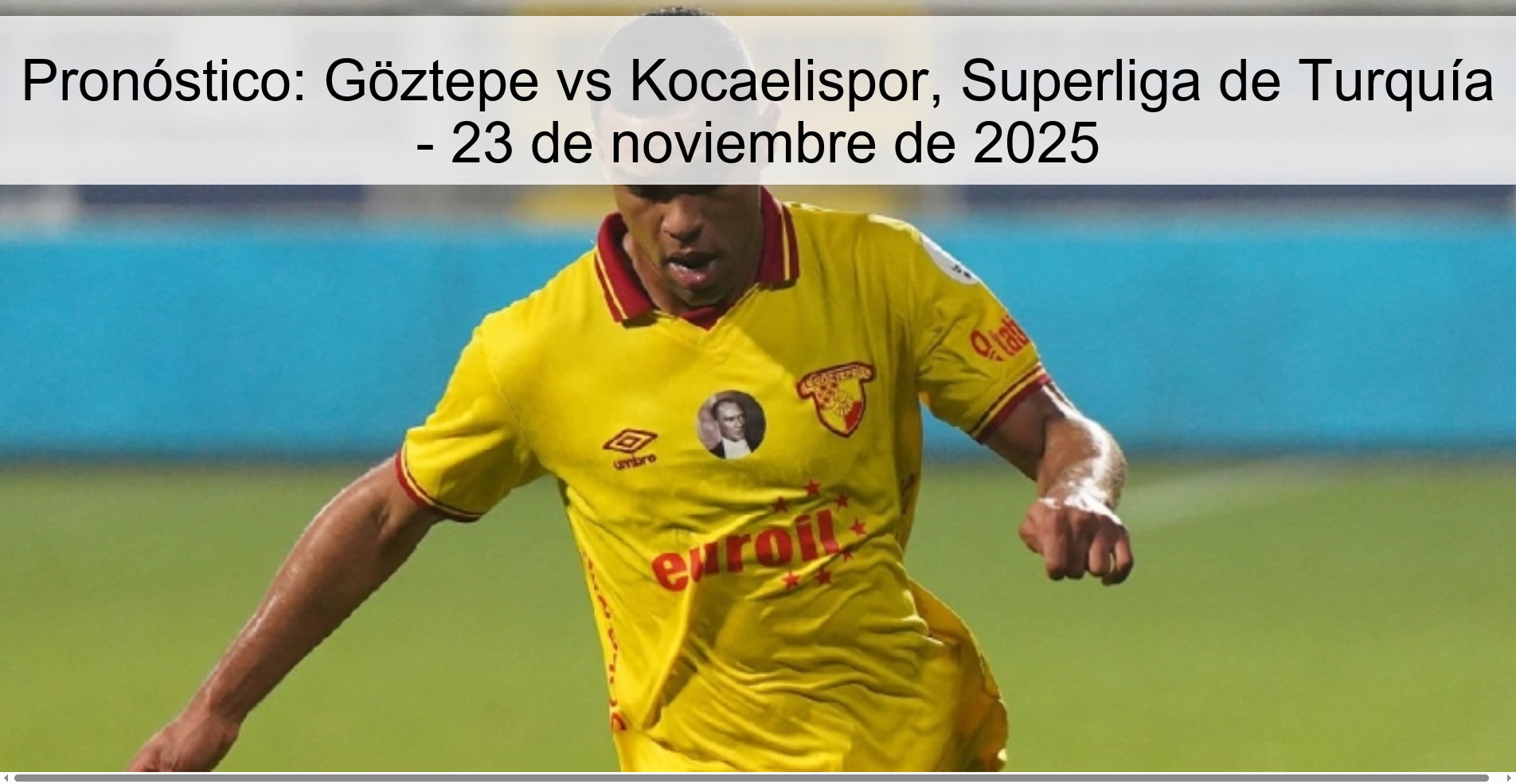 Prediction: Göztepe vs Kocaelispor, Turkish Super League - November 23, 2025 1 326474