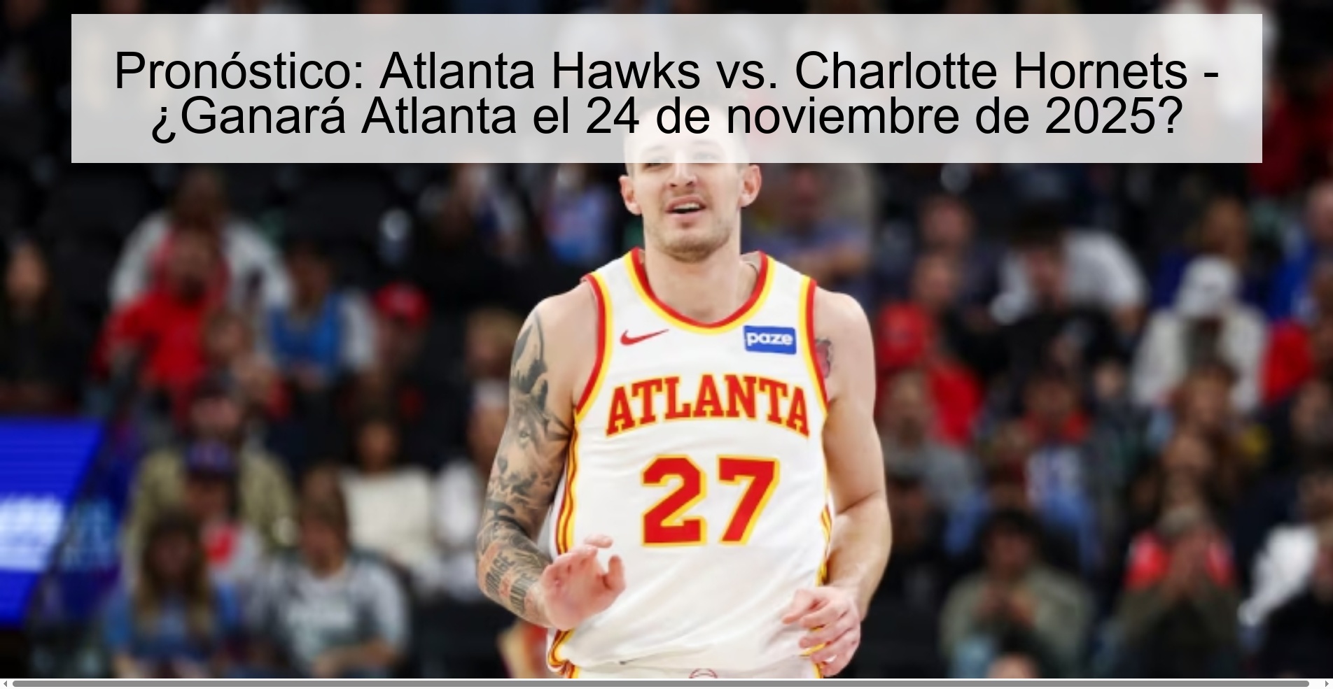 Prediction: Atlanta Hawks vs. Charlotte Hornets - Will Atlanta win on November 24, 2025? 1 326681