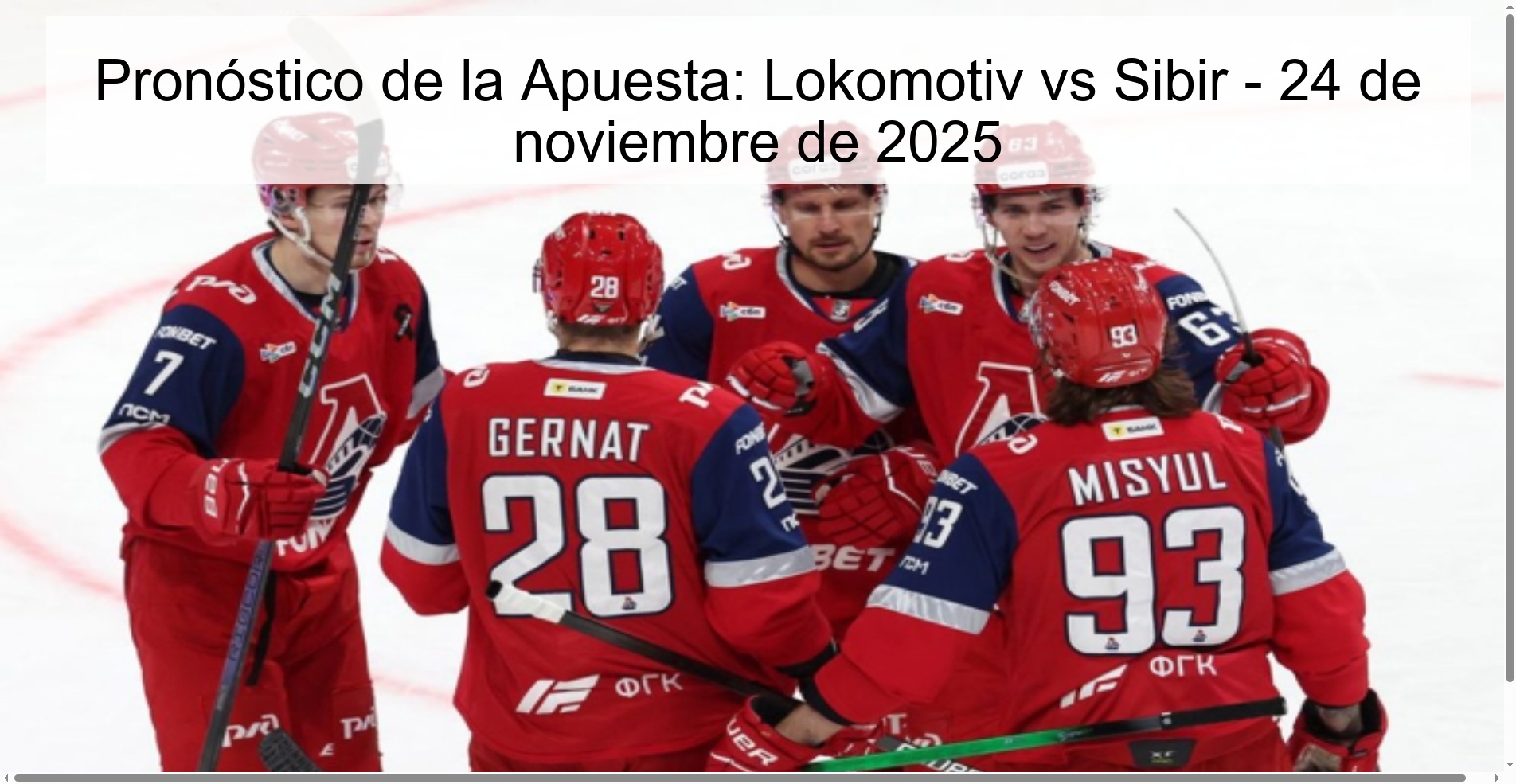 Betting Prediction: Lokomotiv vs Sibir - November 24, 2025 1 326754