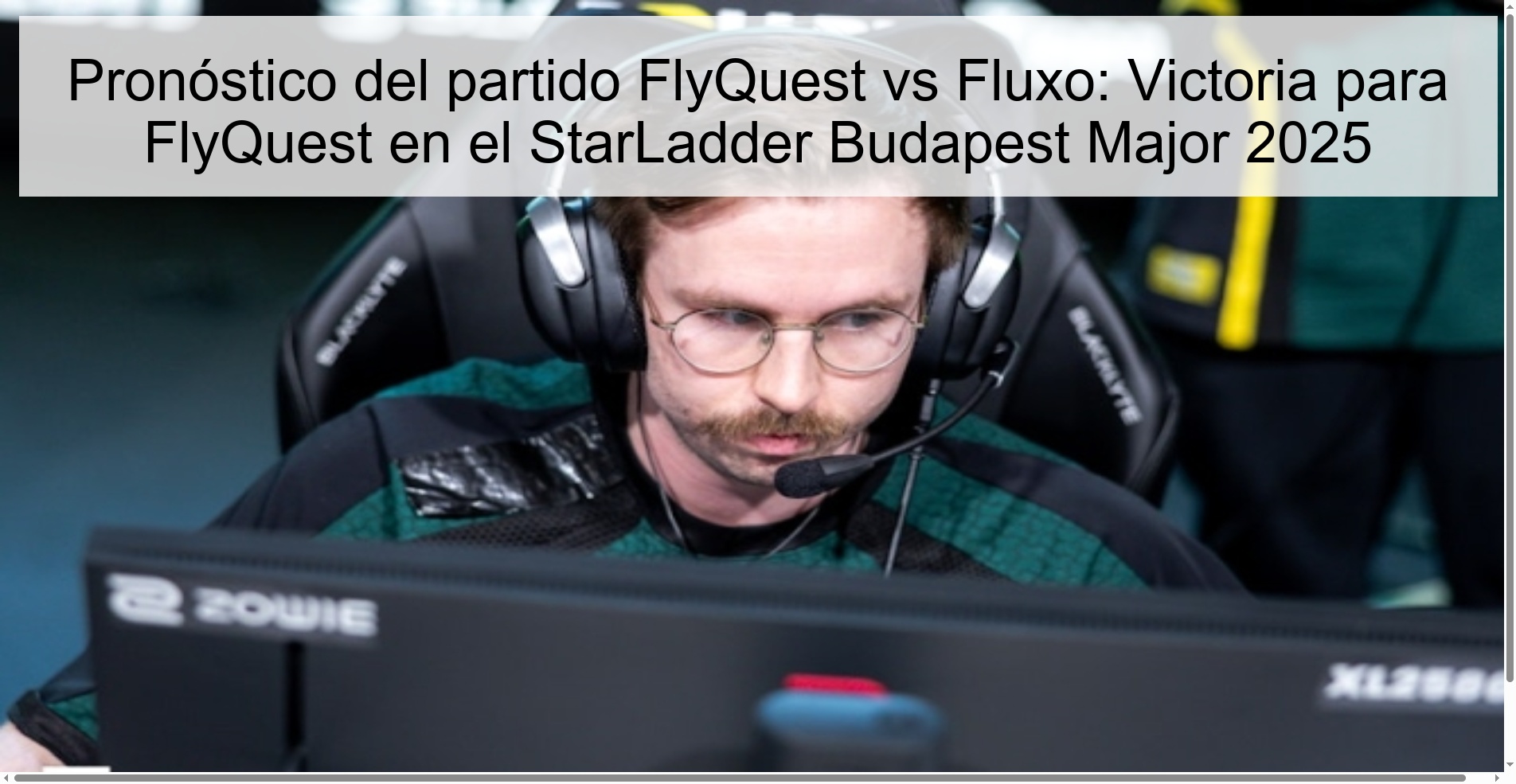 FlyQuest vs Fluxo Prediction: Victory for FlyQuest at StarLadder Budapest Major 2025 1 327393