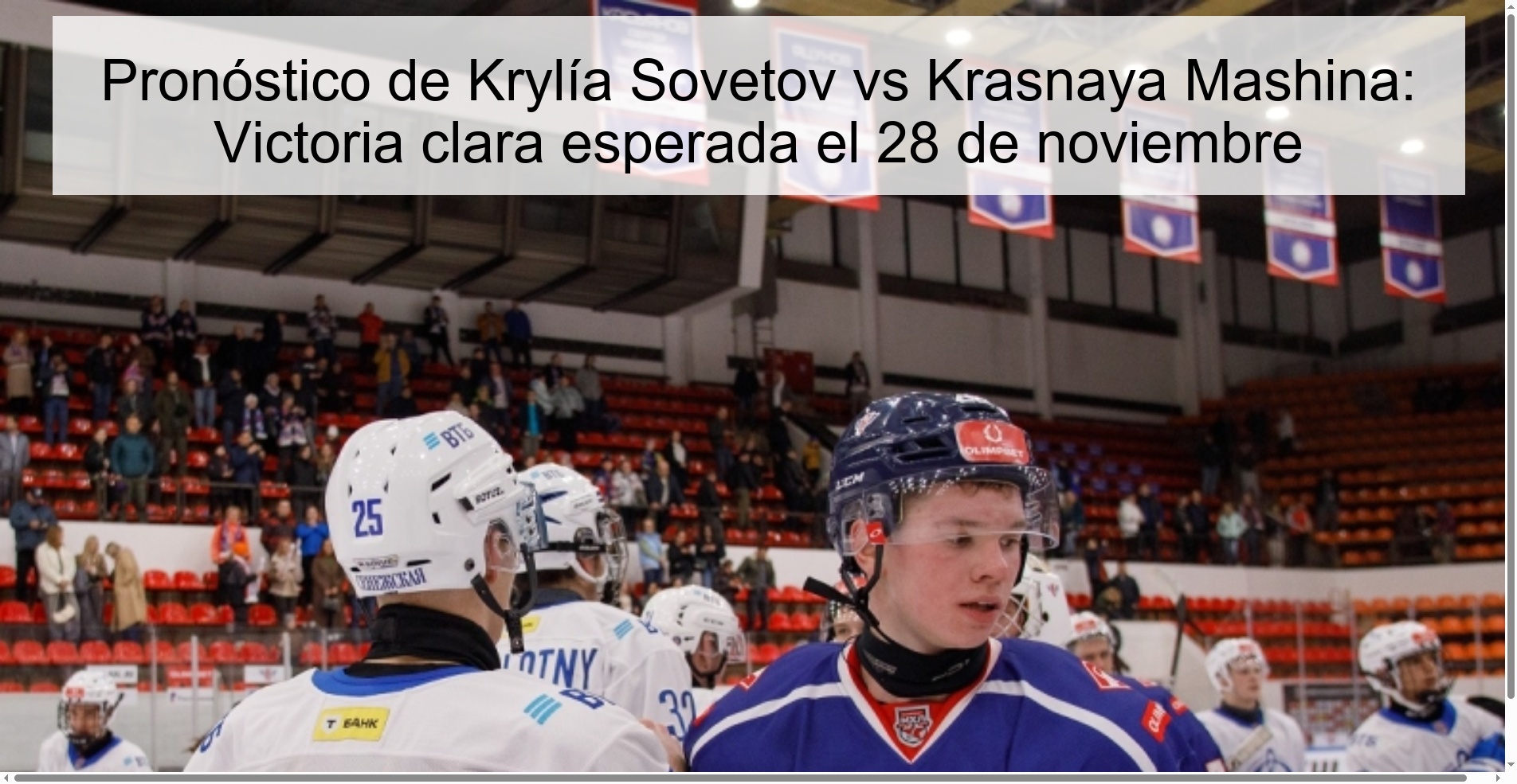 Pronóstico de Krylía Sovetov vs Krasnaya Mashina: Victoria clara esperada el 28 de noviembre 1 328167