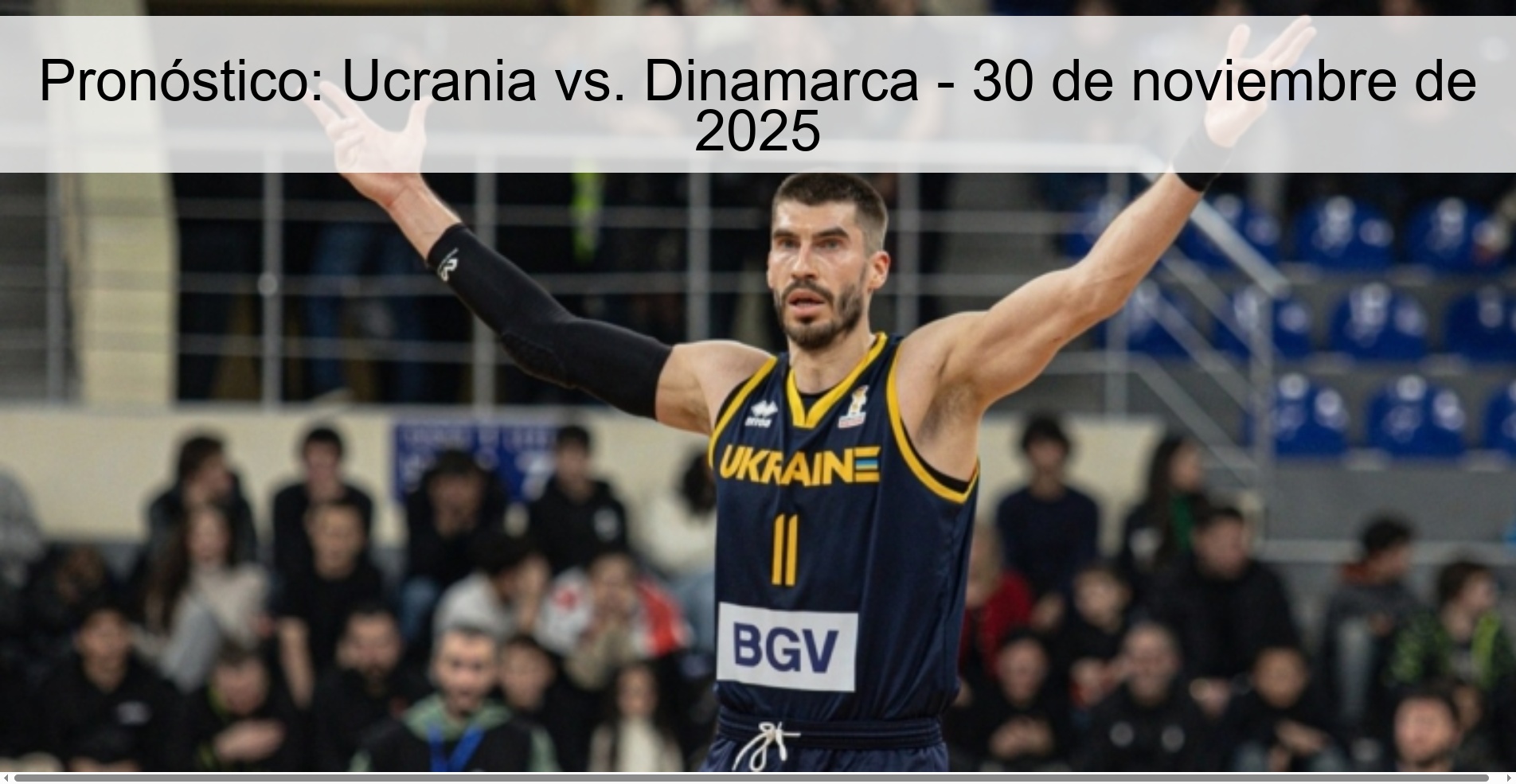 Pronóstico: Ucrania vs. Dinamarca - 30 de noviembre de 2025 1 329053