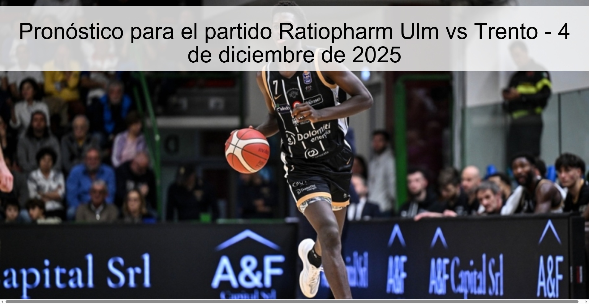 Prediction for the match Ratiopharm Ulm vs Trento - December 4, 2025 1 330278