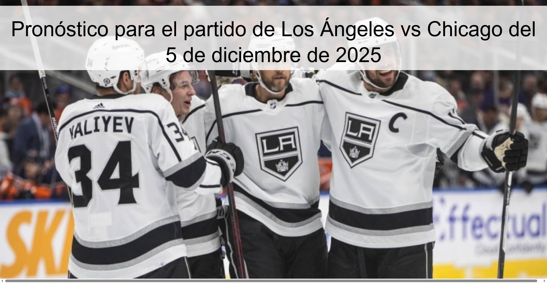 Pronóstico para el partido de Los Ángeles vs Chicago del 5 de diciembre de 2025 1 330384