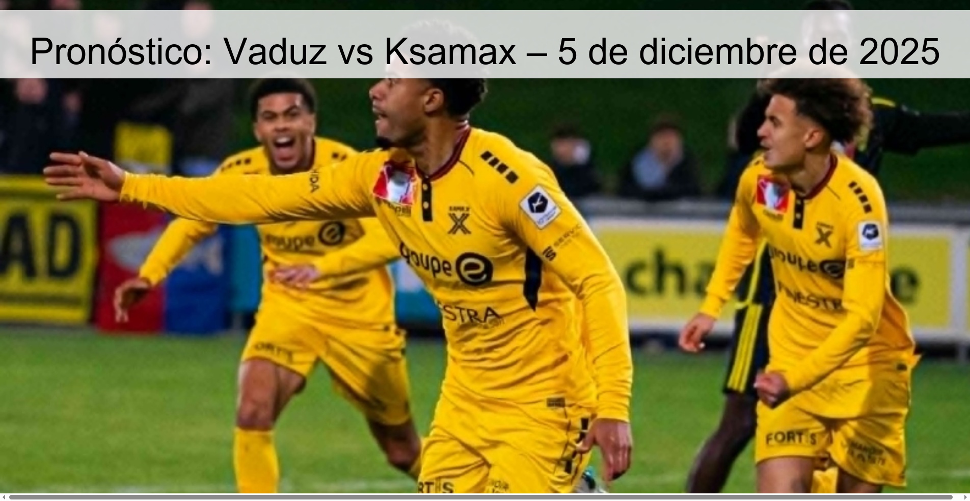 Prediction: Vaduz vs Ksamax – December 5, 2025