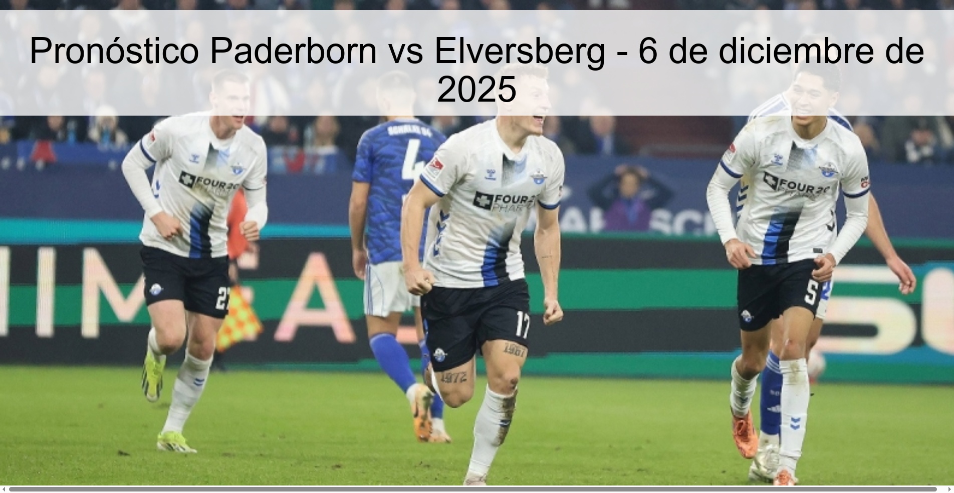 Paderborn vs Elversberg Prediction – December 6, 2025