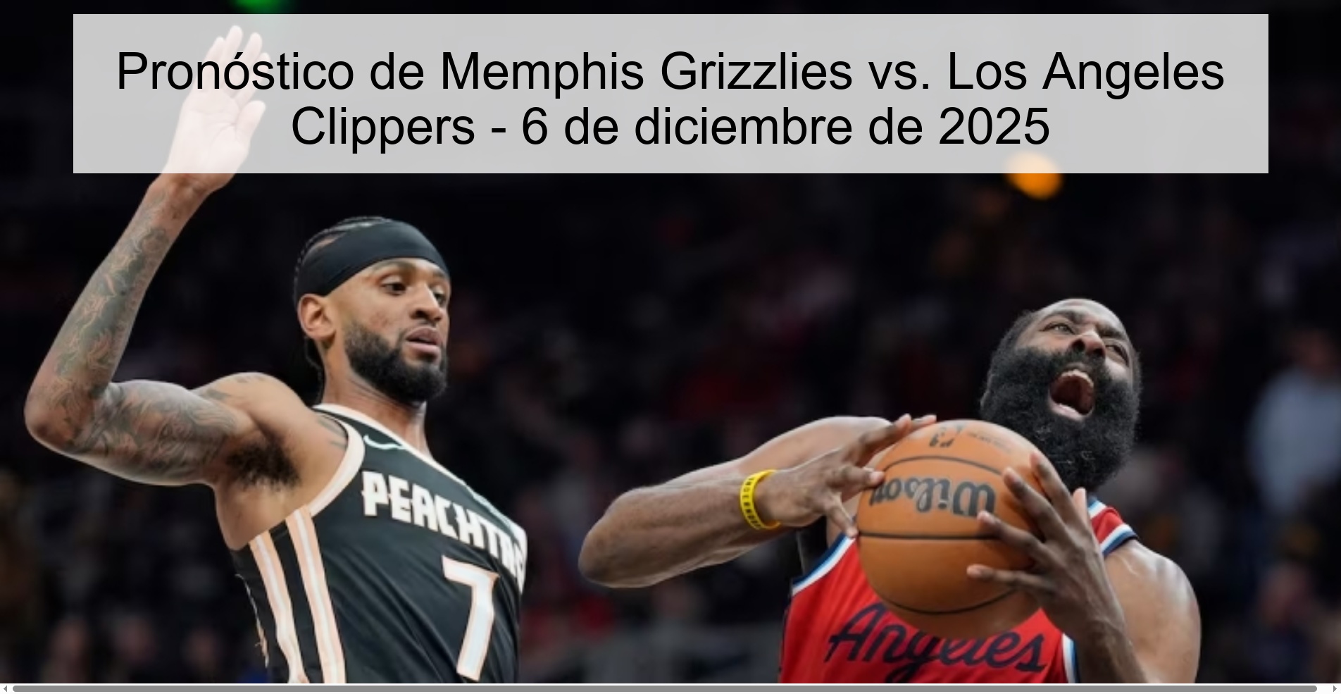 Memphis Grizzlies vs. Prediction Los Angeles Clippers - December 6, 2025