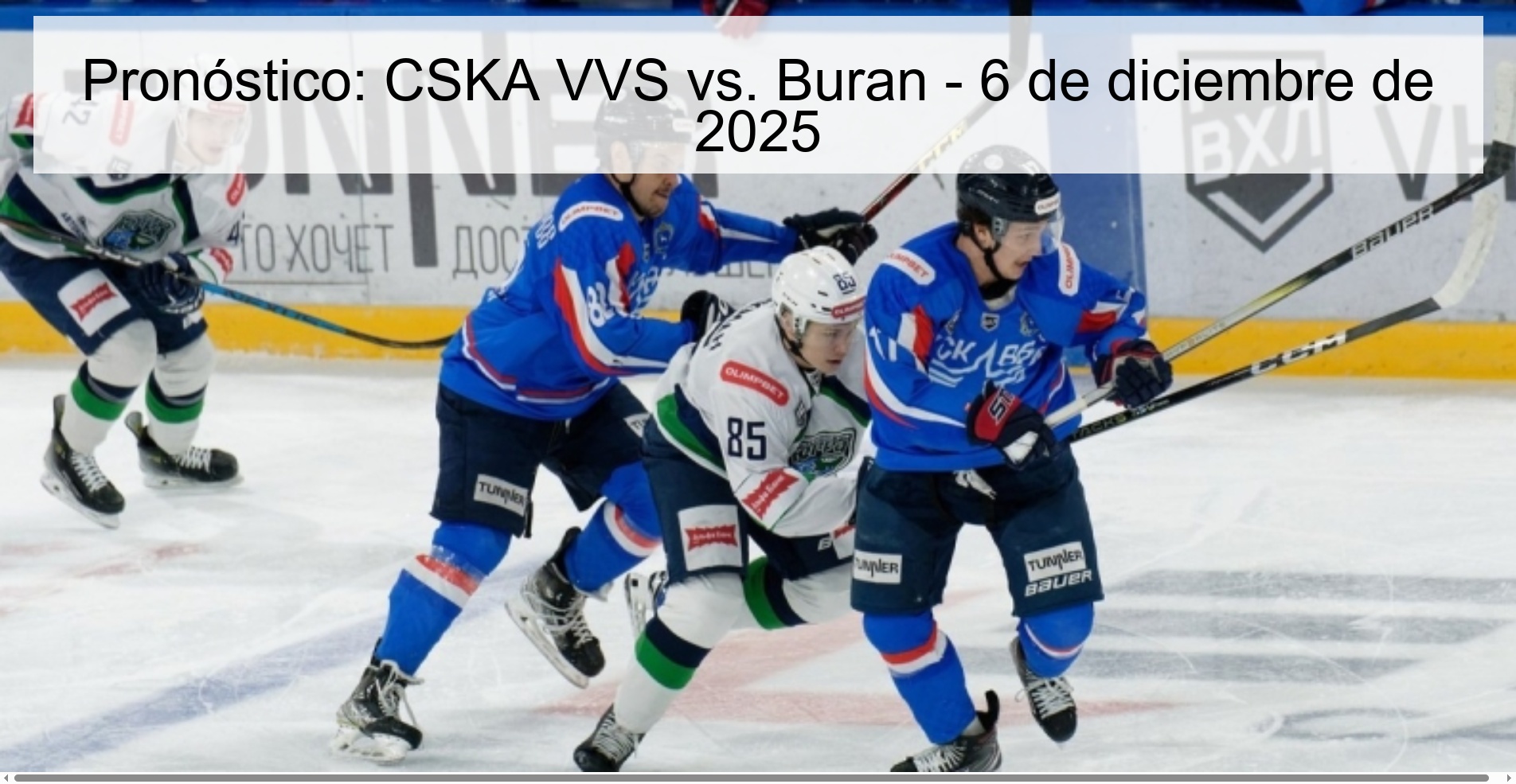 Prediction: CSKA VVS vs. Buran - December 6, 2025