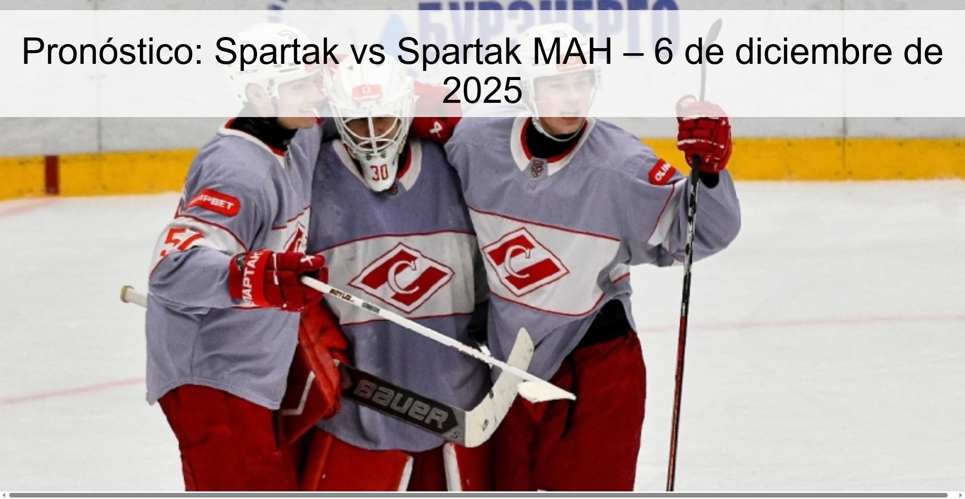 Prediction: Spartak vs Spartak MAH – December 6, 2025