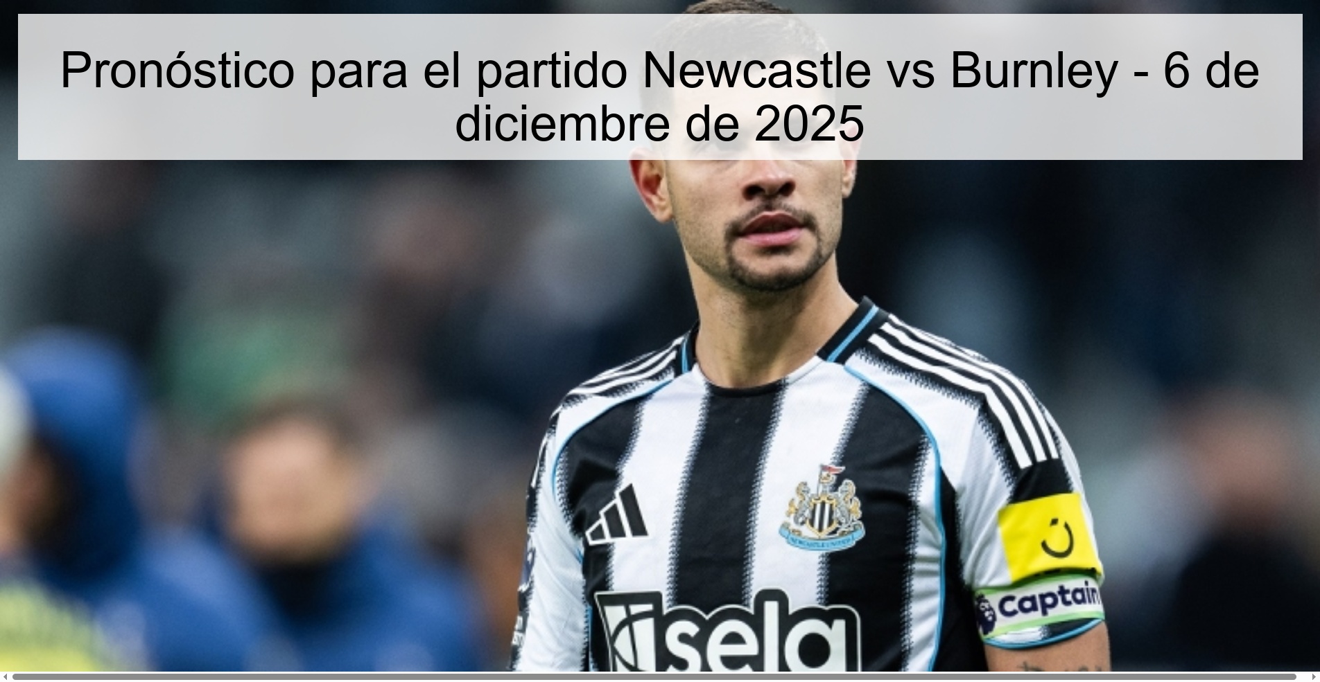 Prediction for the Newcastle vs Burnley match - December 6, 2025
