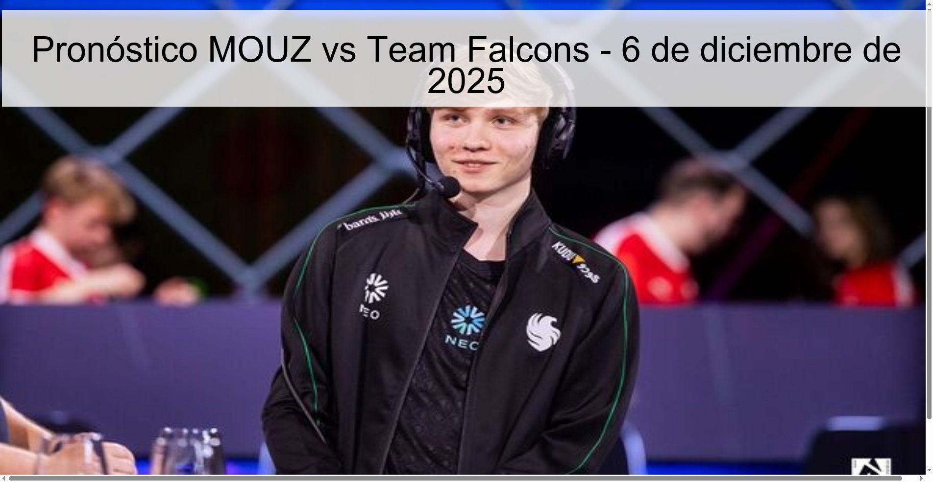 MOUZ vs Team Falcons Prediction – December 6, 2025